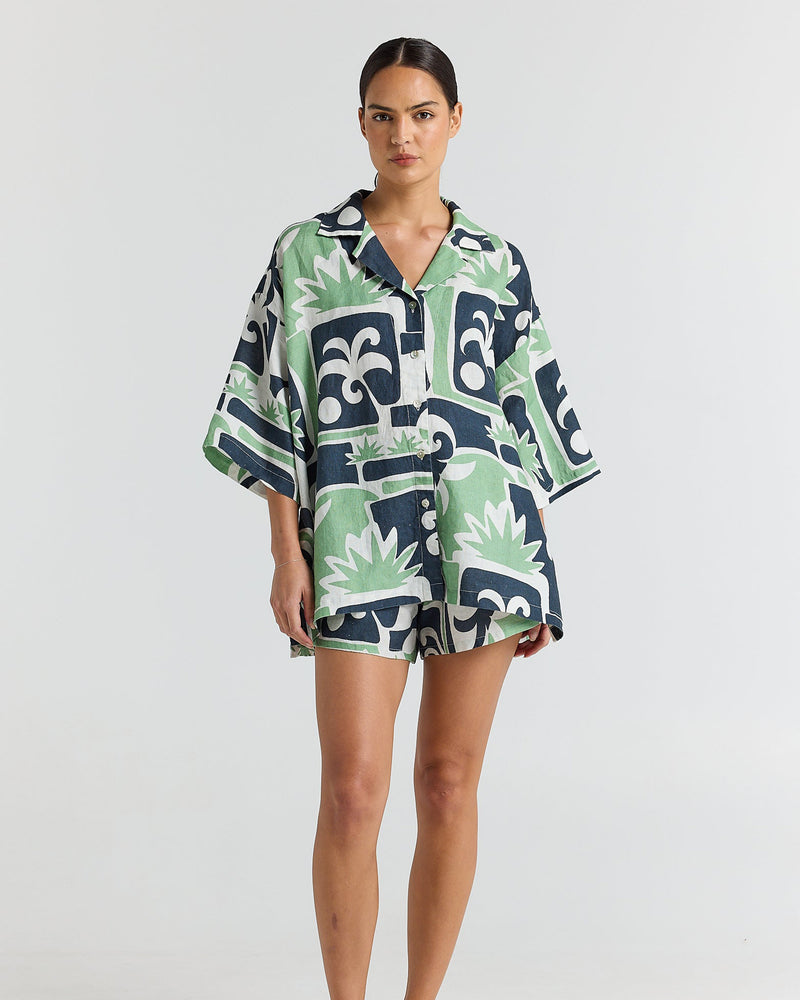 Beachcomber 100% Linen Over Shirt