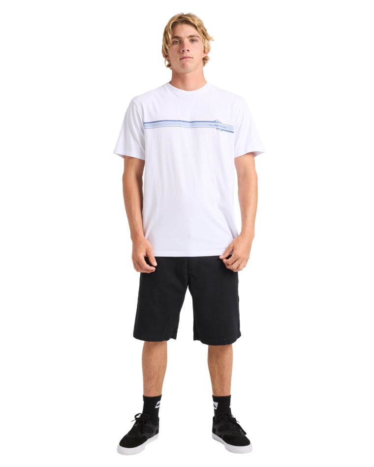 Line Up Stripe Short Sleeve Tee