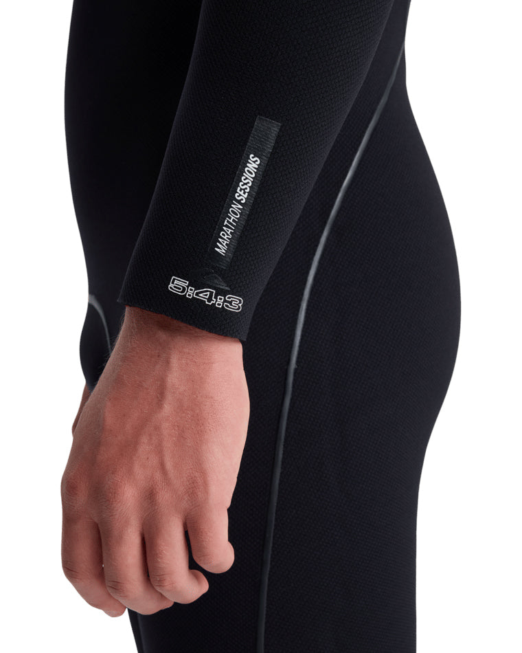 Marathon Sessions 5/4/3 Chest Zip Hooded Steamer