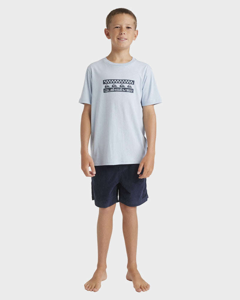 Boys Comp Check Short Sleeve Tee