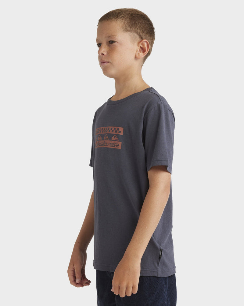 Boys Comp Check Short Sleeve Tee