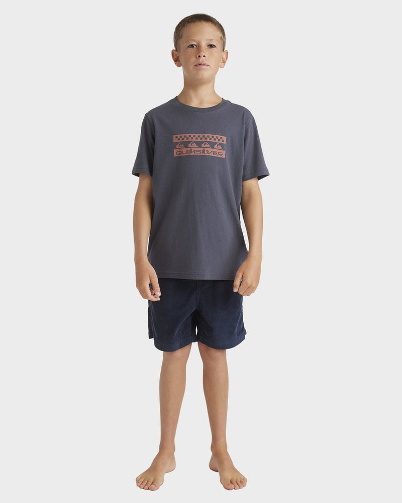 Boys Comp Check Short Sleeve Tee