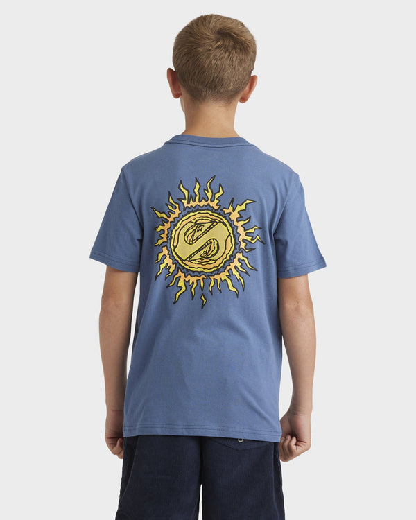 Boys Spiral Flame Short Sleeve Tee