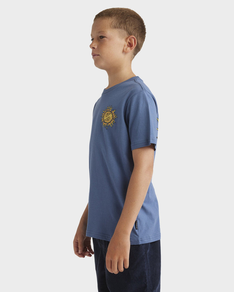 Boys Spiral Flame Short Sleeve Tee