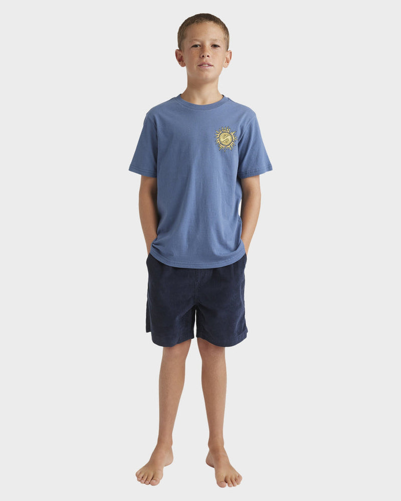 Boys Spiral Flame Short Sleeve Tee