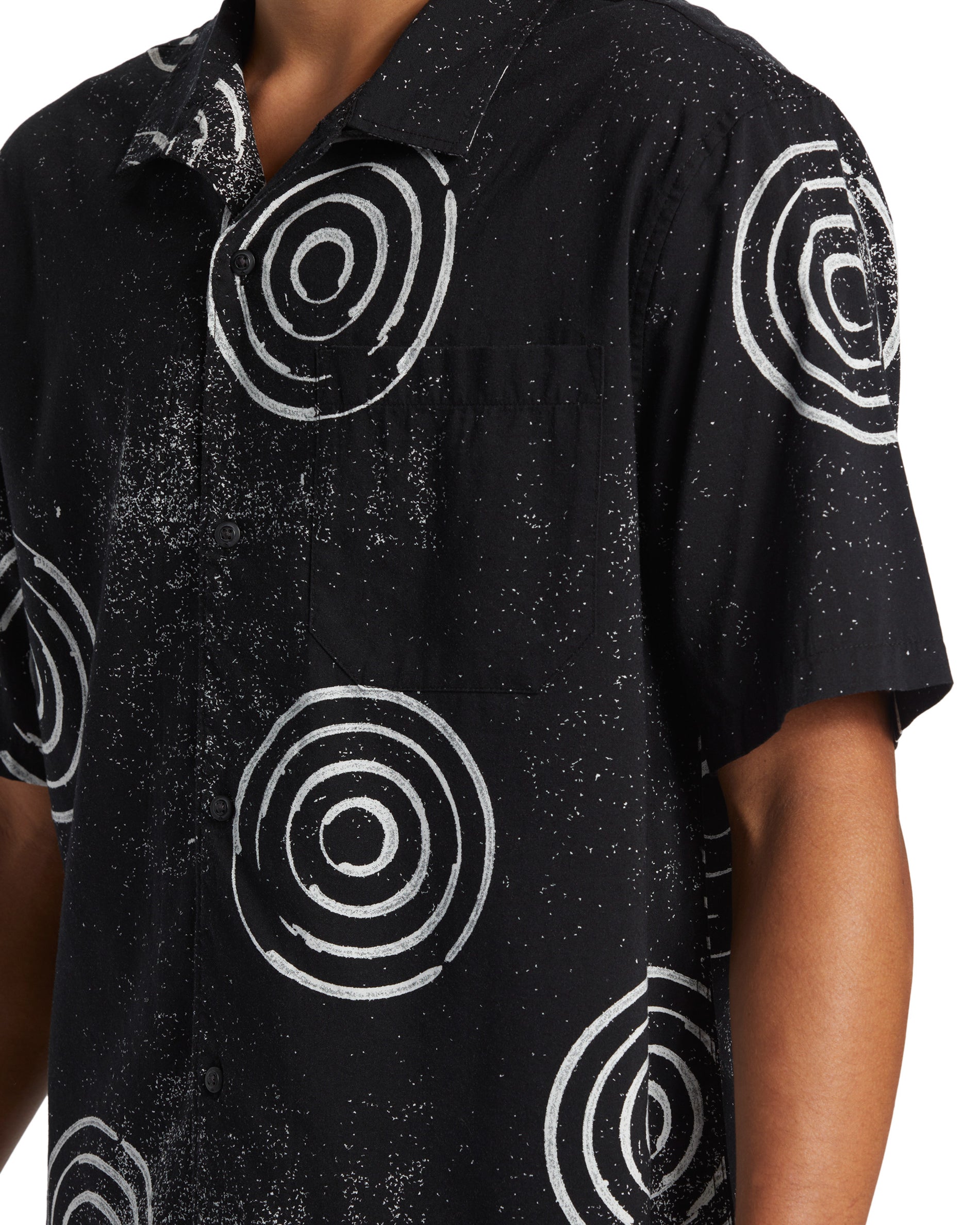 Pool Party Casual Short Sleeve Woven Top