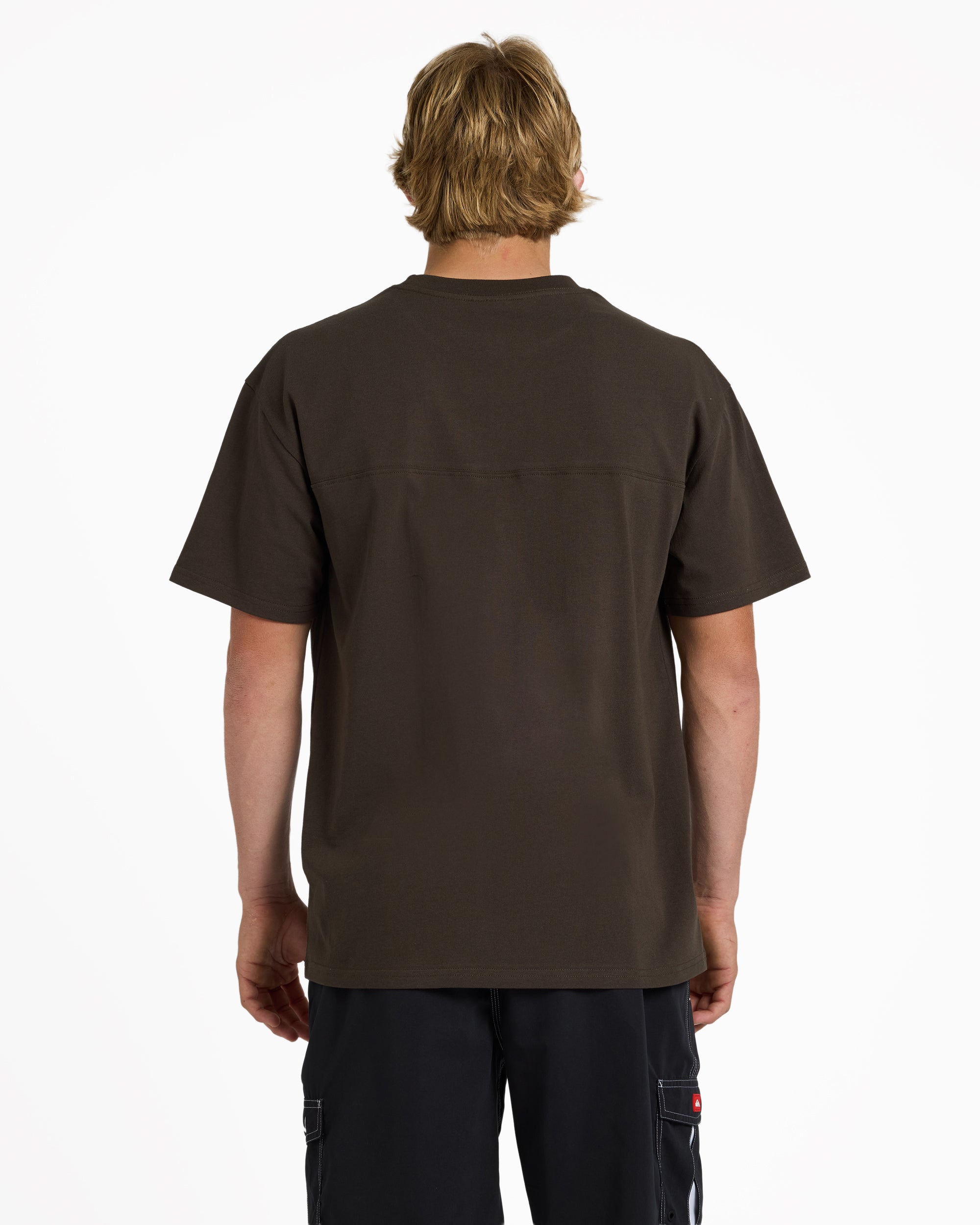 Quiksilver Yg Spliced Short Sleeve Tee Black Olive
