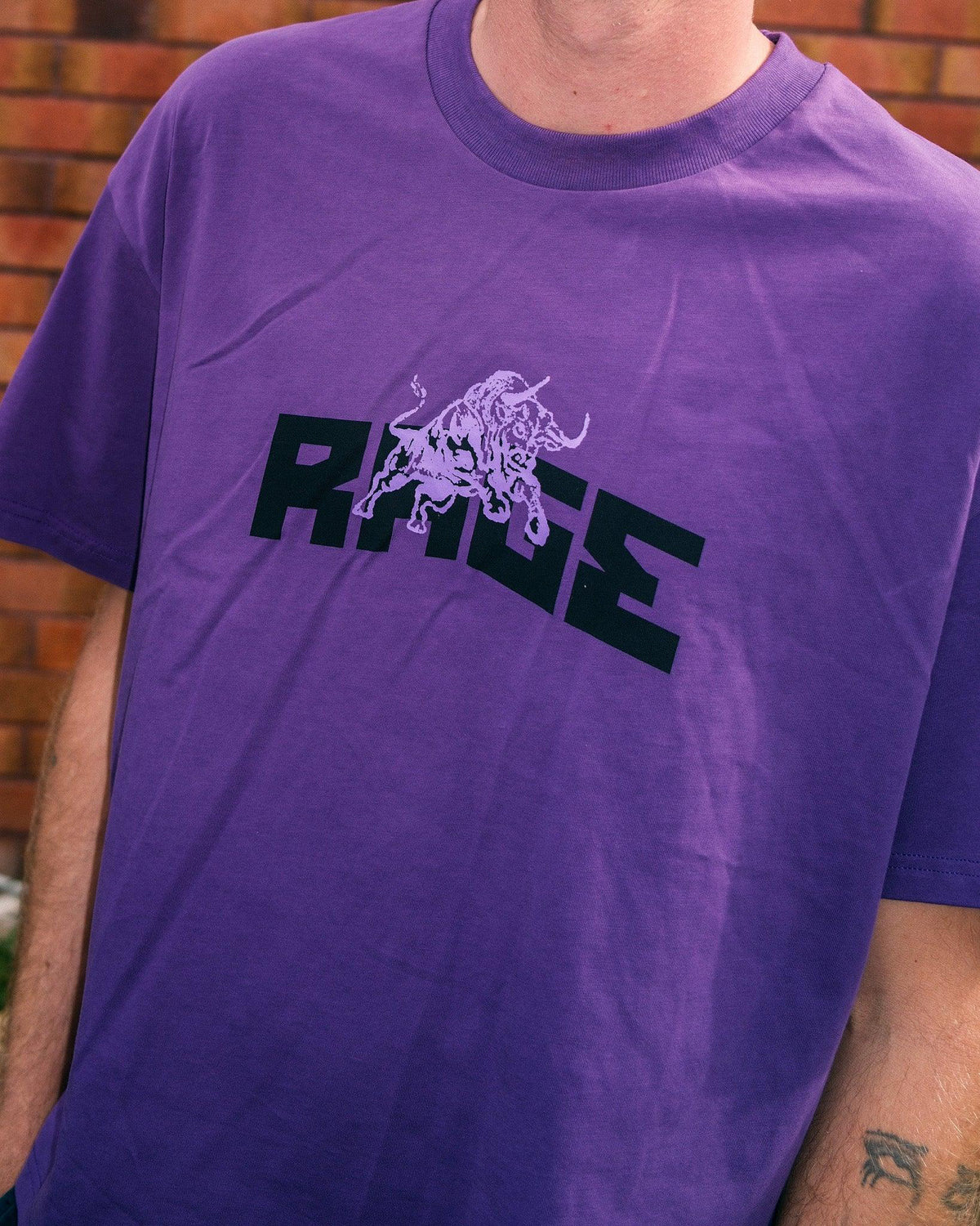 Rage Bullshirt T-Shirt Purple
