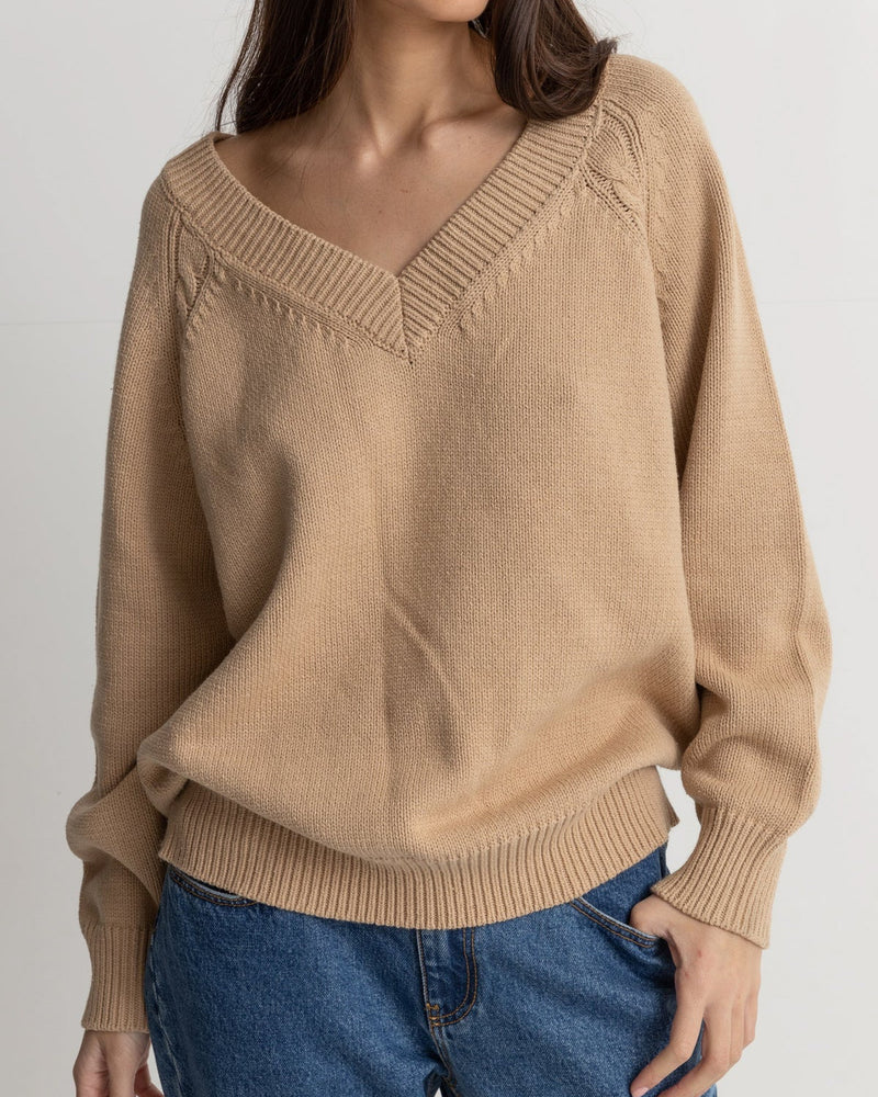 Moonstone Oversized V Neck