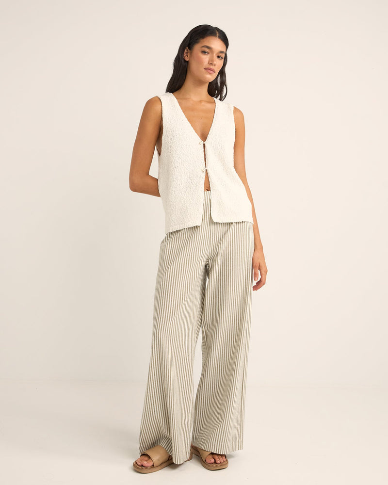 Valley Stripe Wide Leg Pant