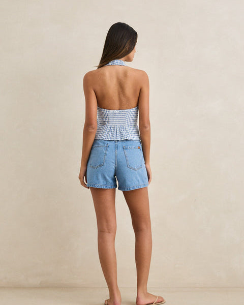 Louise Tie Front Halter Top