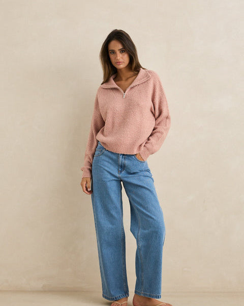 Quinn Zip Knit
