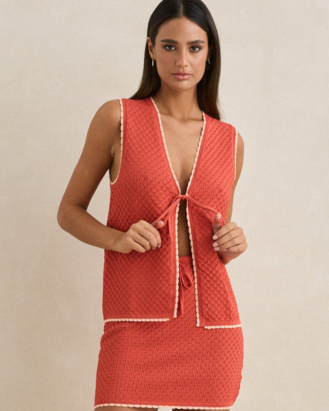 Gigi Longline Knit Vest
