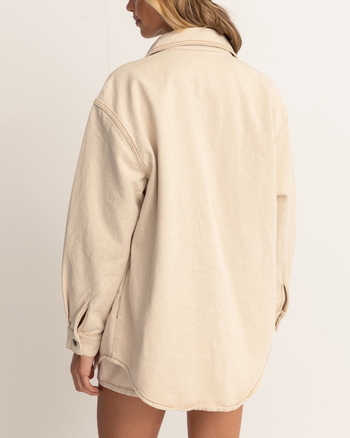 Claude Drill Shacket