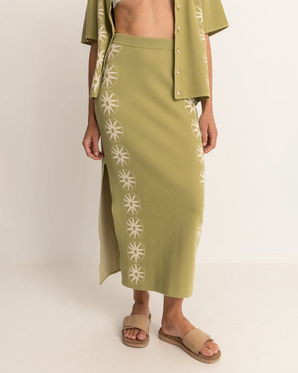 Horizon Knit Midi Skirt