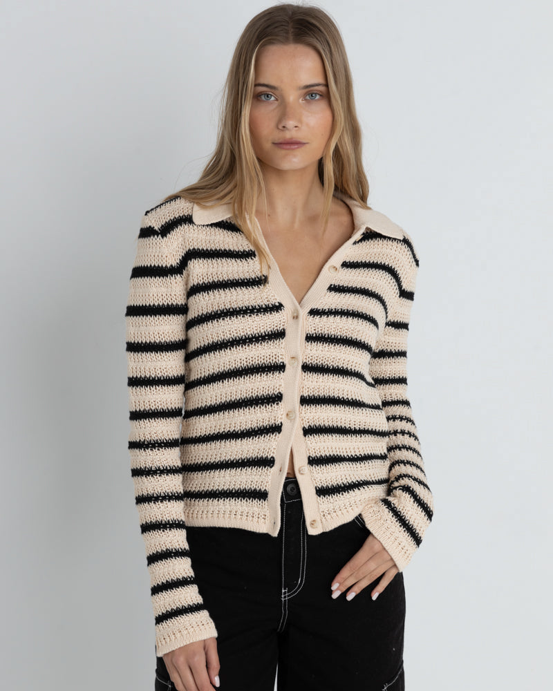 Highline Stripe Long Sleeve Knit Top