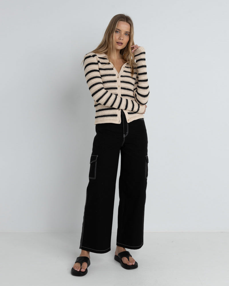 Highline Stripe Long Sleeve Knit Top