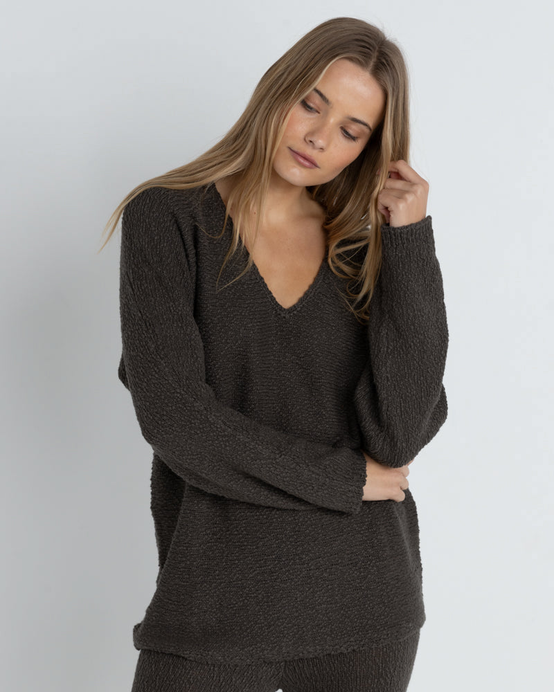Adele Oversized Long Sleeve Knit Top