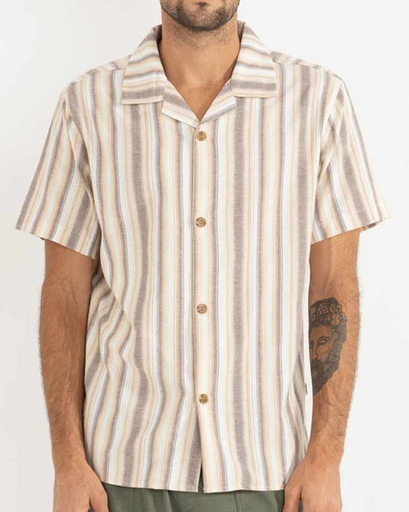 Vacation Stripe Short Sleeve Shirt