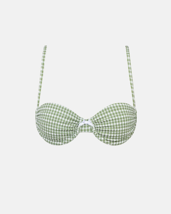 Lola Check Balconette Top