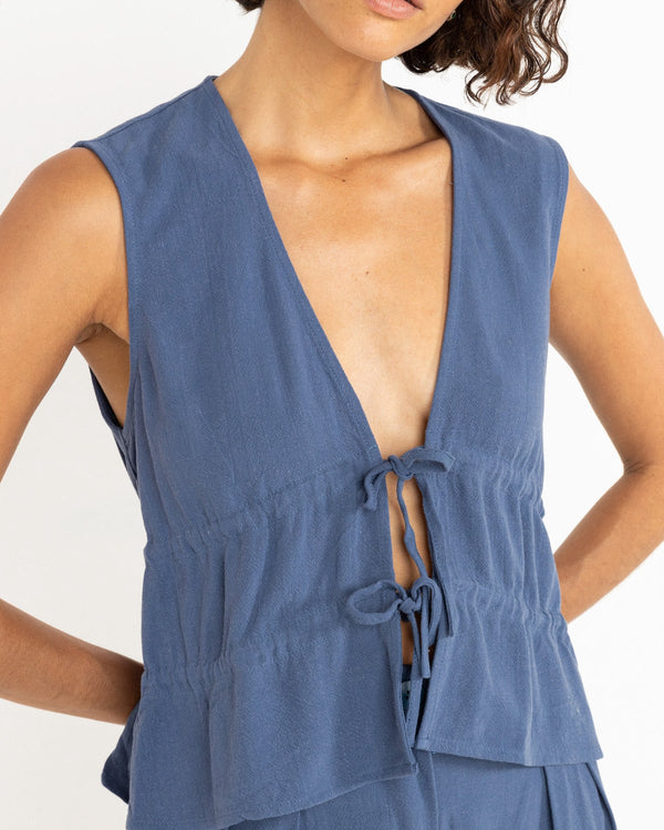 Skyla Tie Front Top