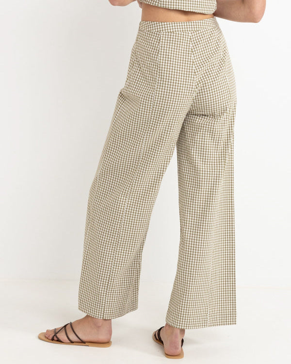 Lola Check Wide Leg Pant