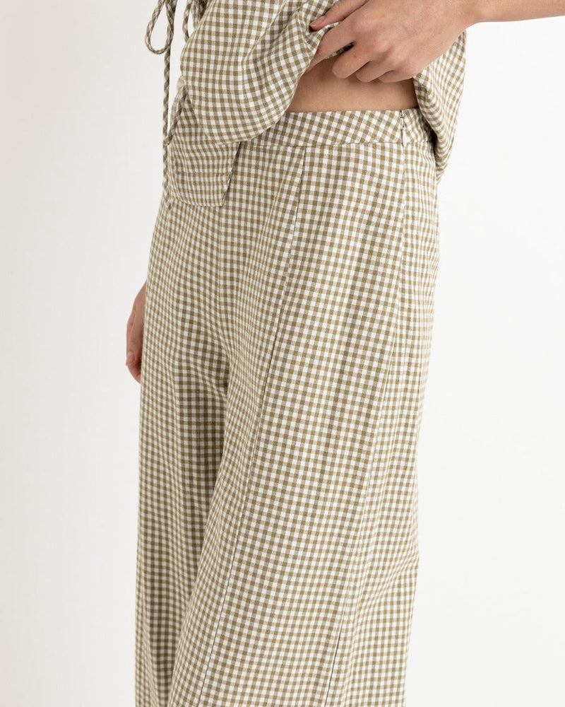 Lola Check Wide Leg Pant