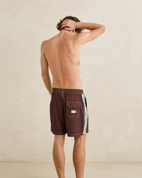 Panel Stripe Beach Short