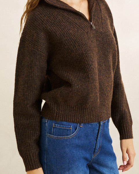 Quincy Zip Knit