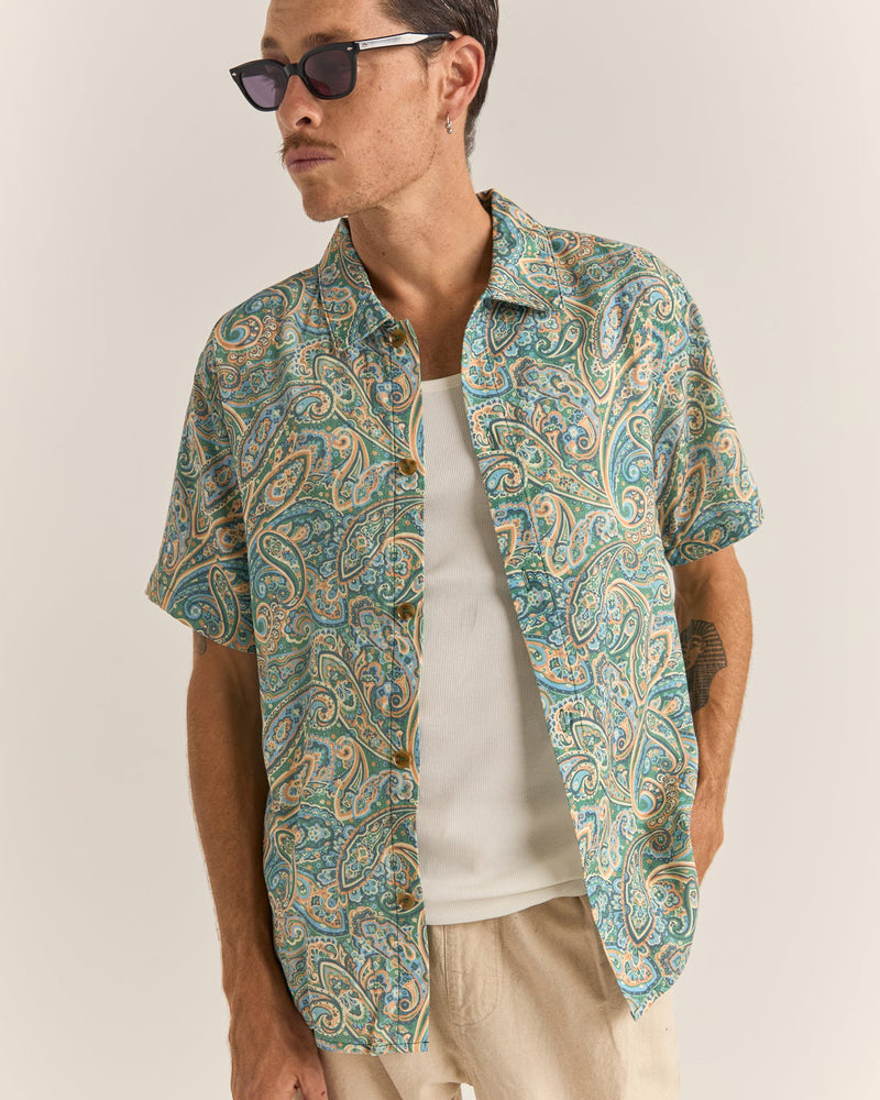 Cabo Paisley Short Sleeve Shirt