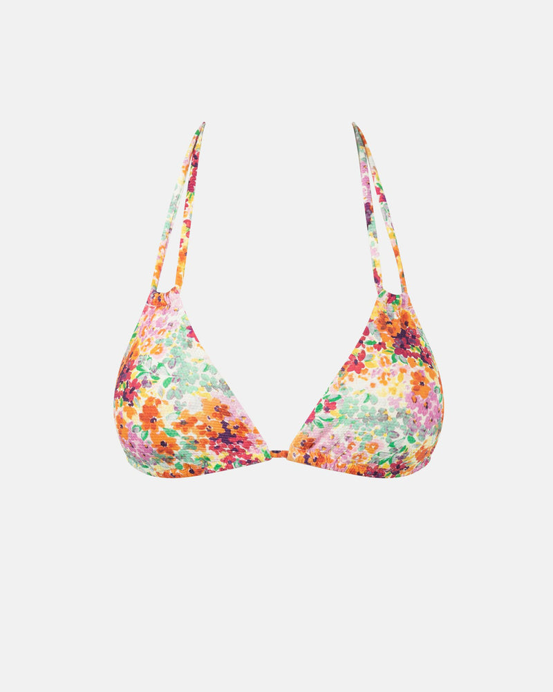 Sierra Floral Double Strap Tri Top