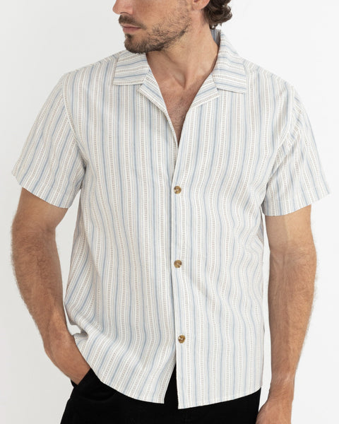 Vacation Stripe Short Sleeve Shirt