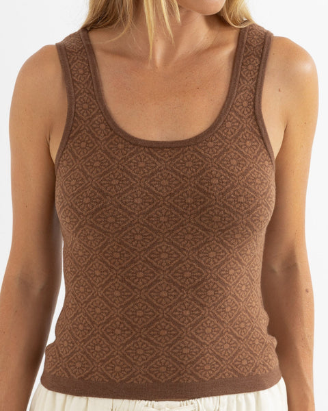 Sunset Scoop Neck Knit Tank