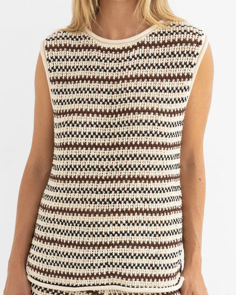 Tami Stripe Knit Longline Tank