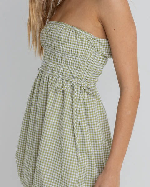 Lana Gingham Bubble Dress