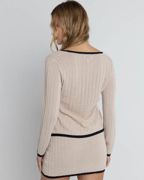 Seaside Long Sleeve Knit Top