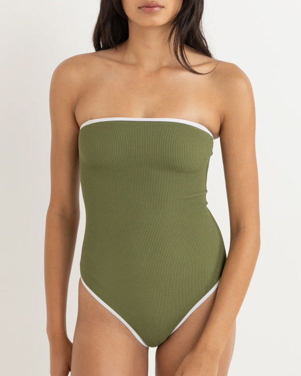 Essential Rib Contrast One Piece