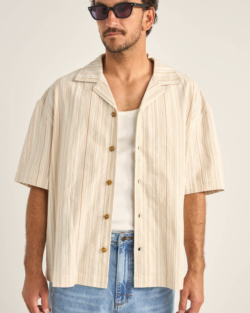 Benny Relaxed Stripe Short Sleeve Shirt