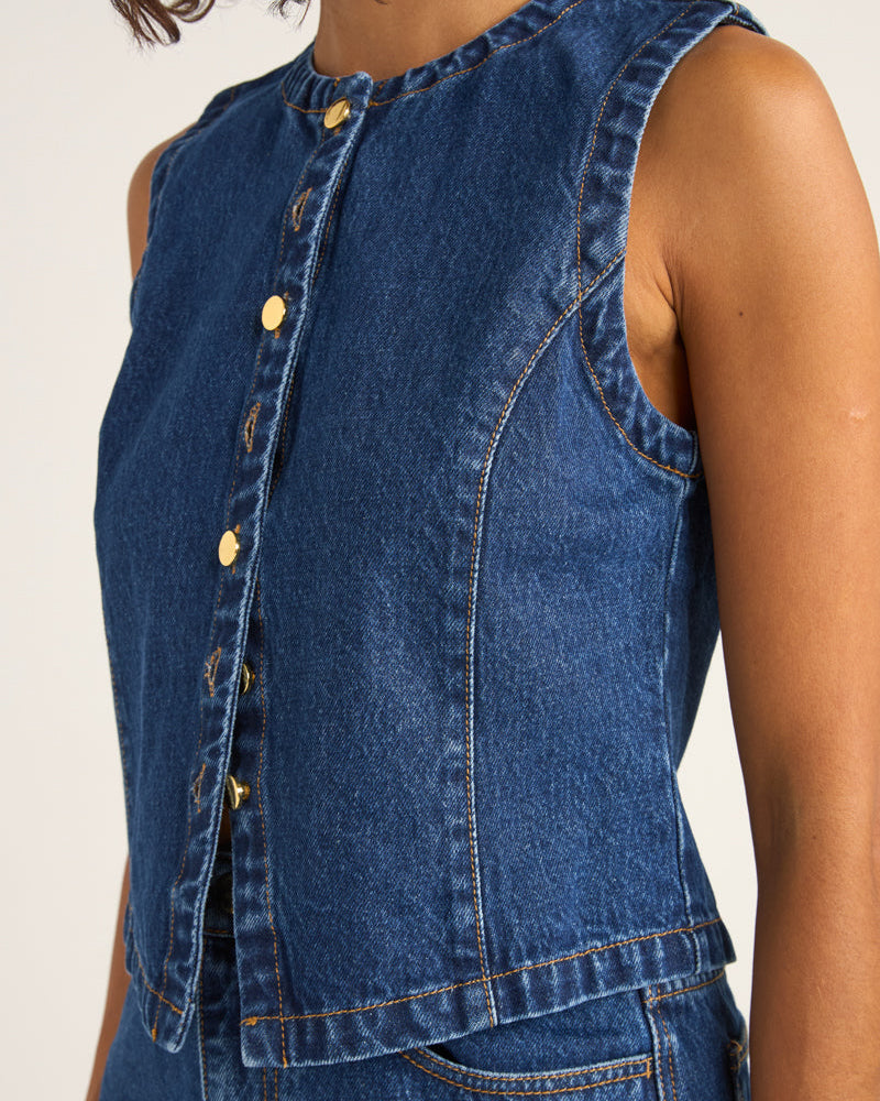 Gia Denim Vest