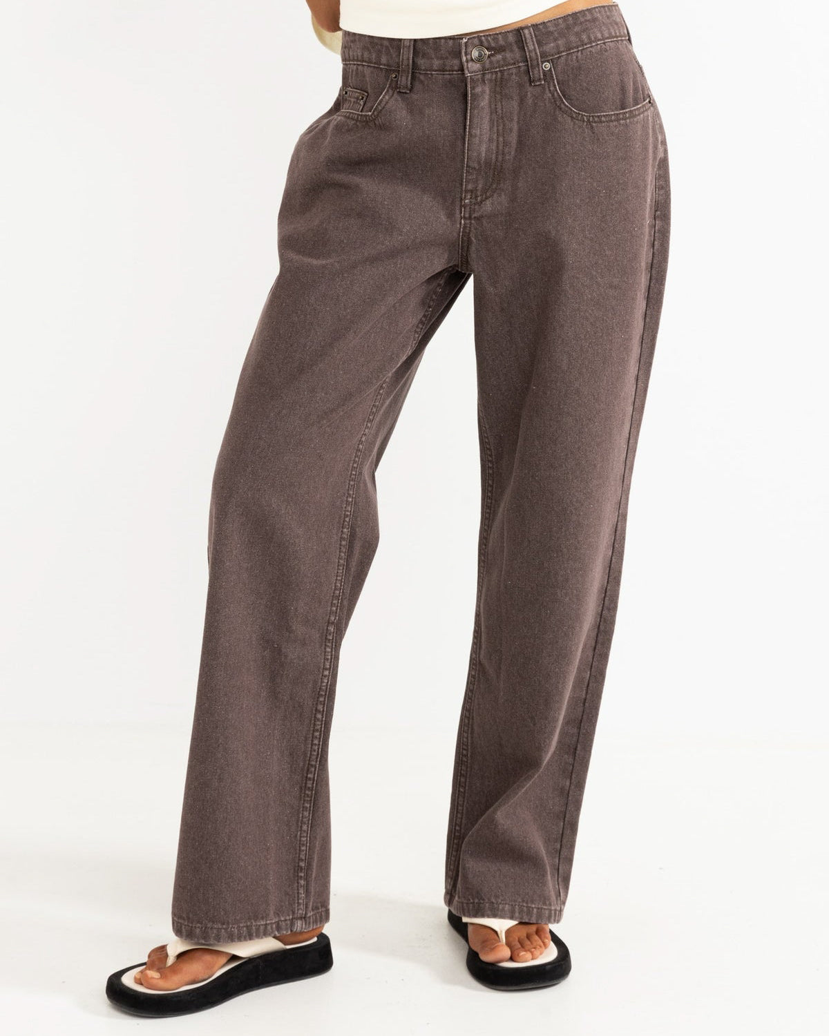 Charlie Low Rise Denim Jean