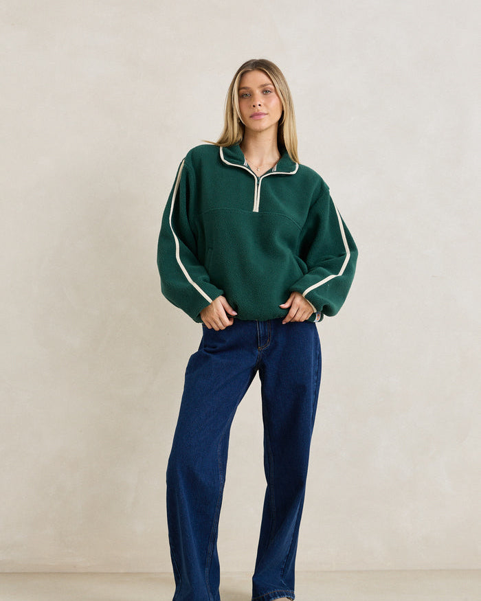 Camp Half Zip Sherpa Pullover