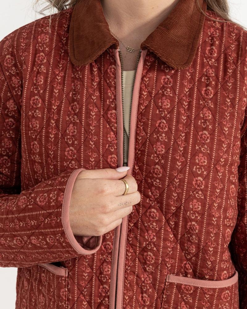 Vintage Floral Quilted Jacket