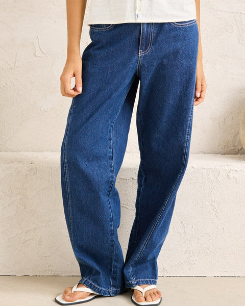 Cece Contrast Stitch Denim Jean