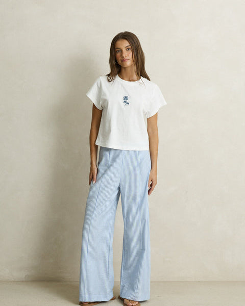 Vista Stripe Wide Leg Pant