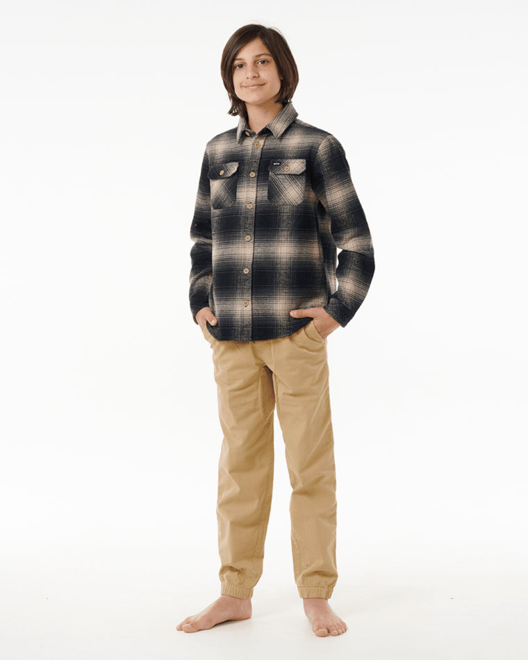 Boys Count Flannel Shirt