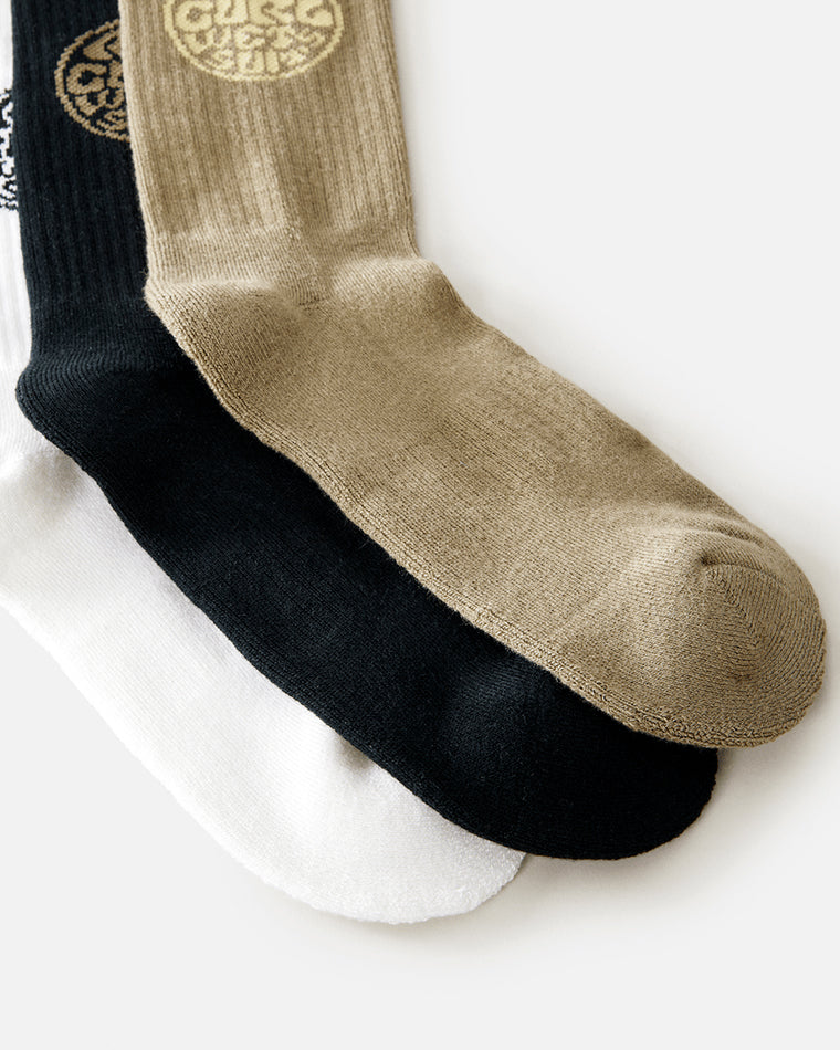 Wetty Crew Sock 3-Pk