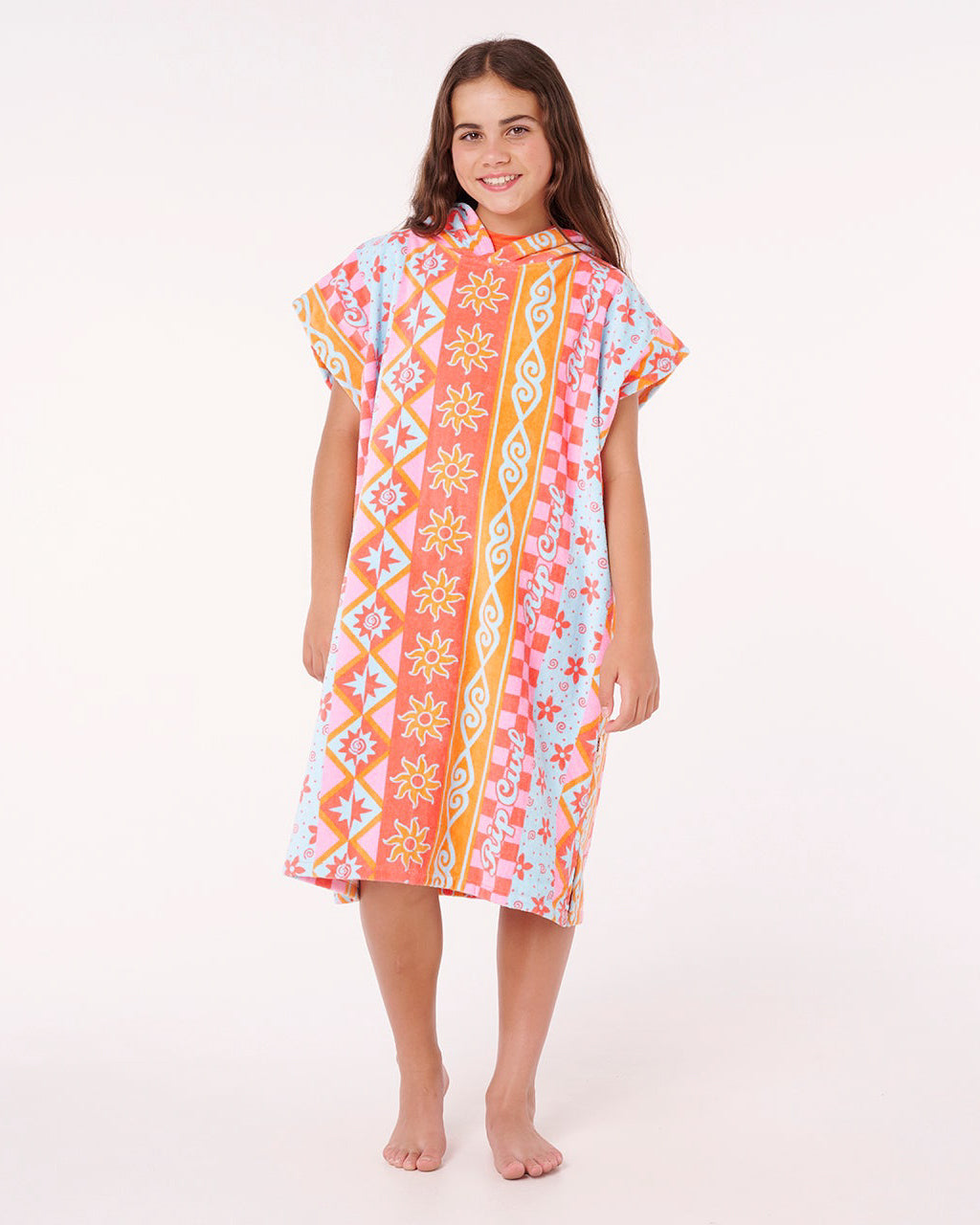 Girls Mixed Cotton Hooded Towel