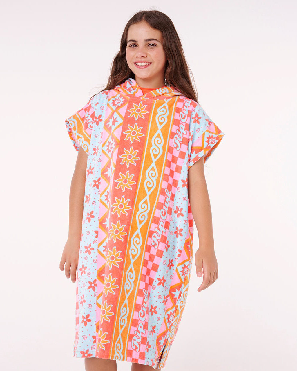 Girls Mixed Cotton Hooded Towel