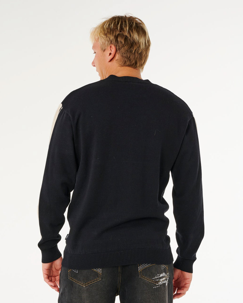 Inner Visions Stripe Knit Crew