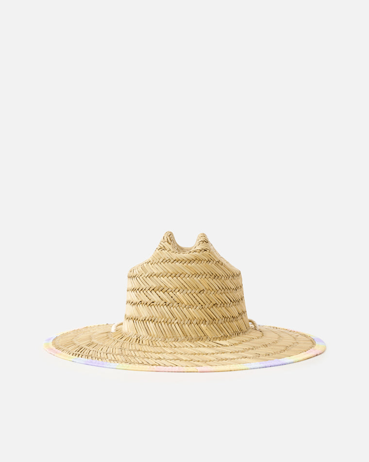 Girls Mixed Straw Sun Hat